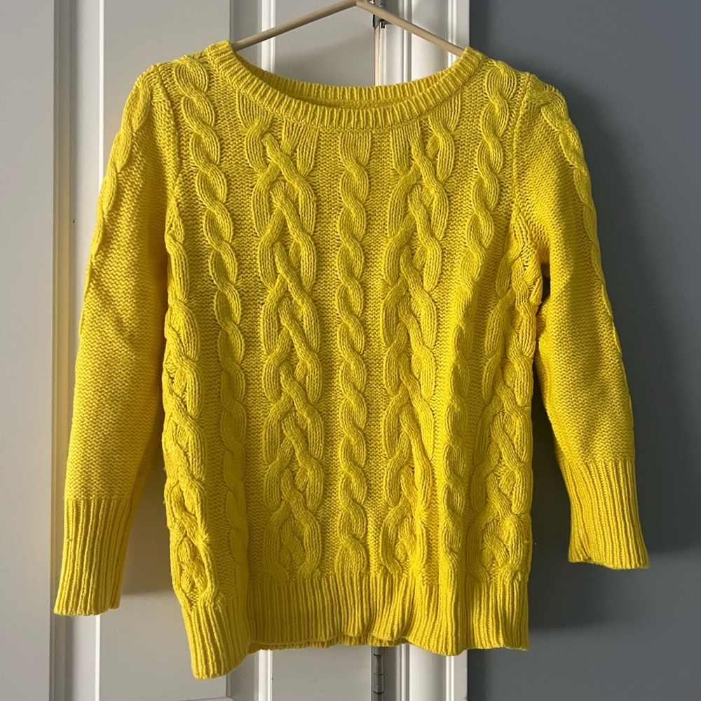 Loft yellow sweater